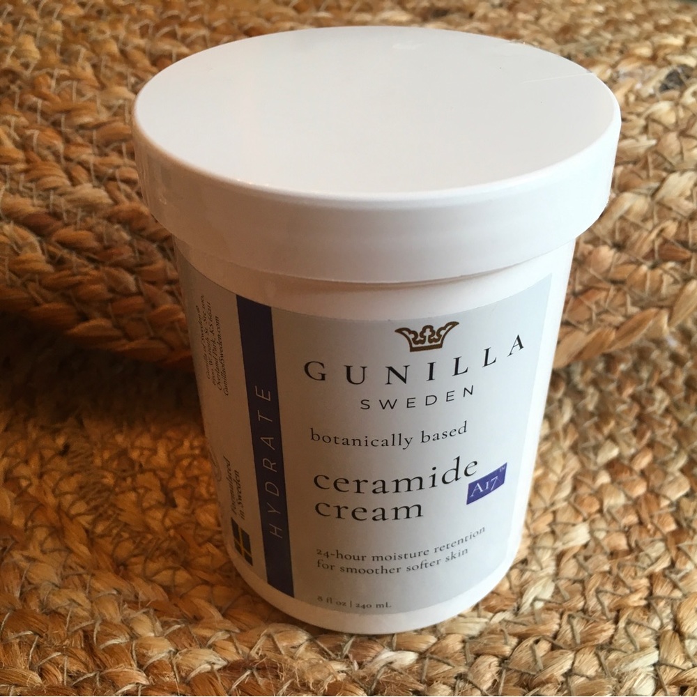New! Gunilla Swedish 24 hr moisture Ceramide Cream A17 8 fl. oz.
